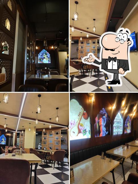 The interior of Sagar Ratna