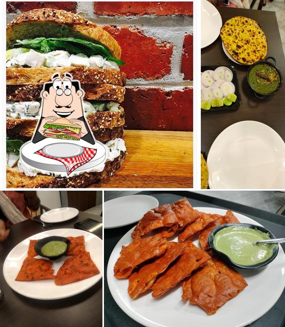 Club sandwich at Capital kitchen Restaurant (Pure Veg)