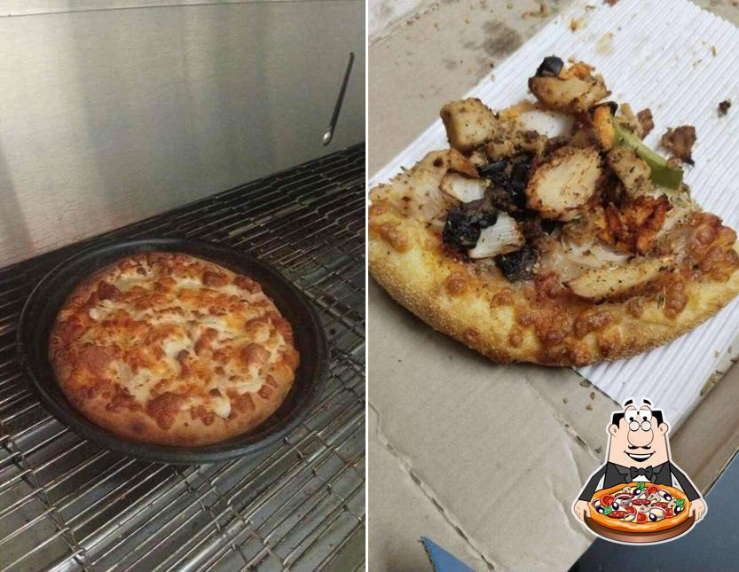 Get pizza at Domino's Pizza