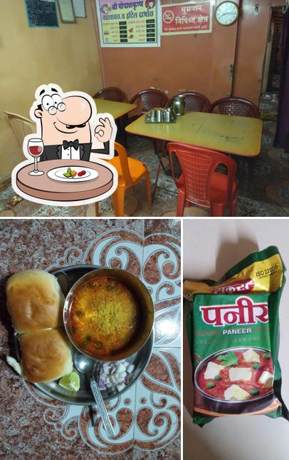 The picture of food and interior at Hotel Gopal krishna And Khanaval