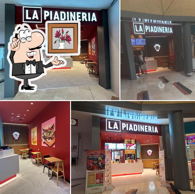 Gli interni di La Piadineria