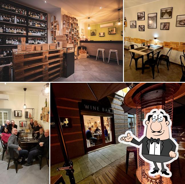 Gli interni di Enozioni Wine Bar