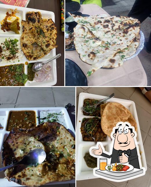 Food at AMRITSARI Chur chur Nan