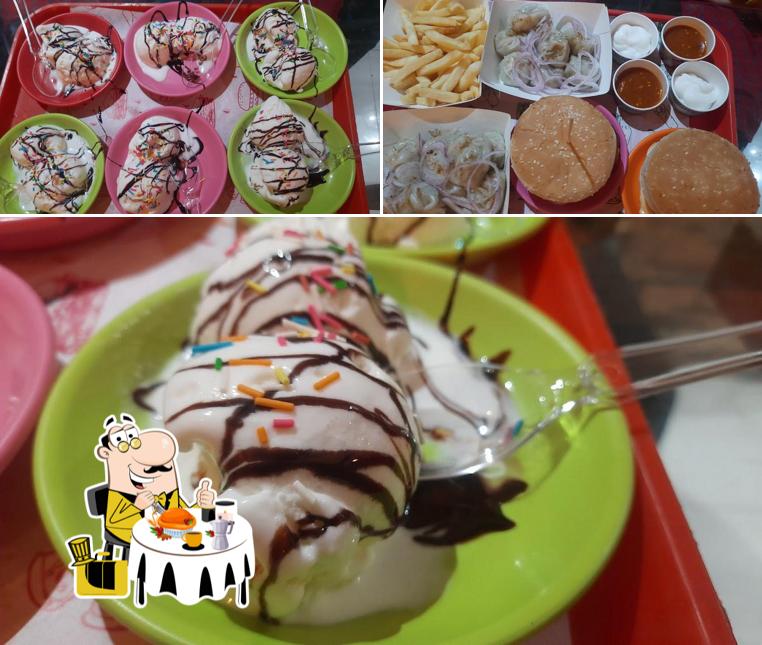 Food at Devils burger