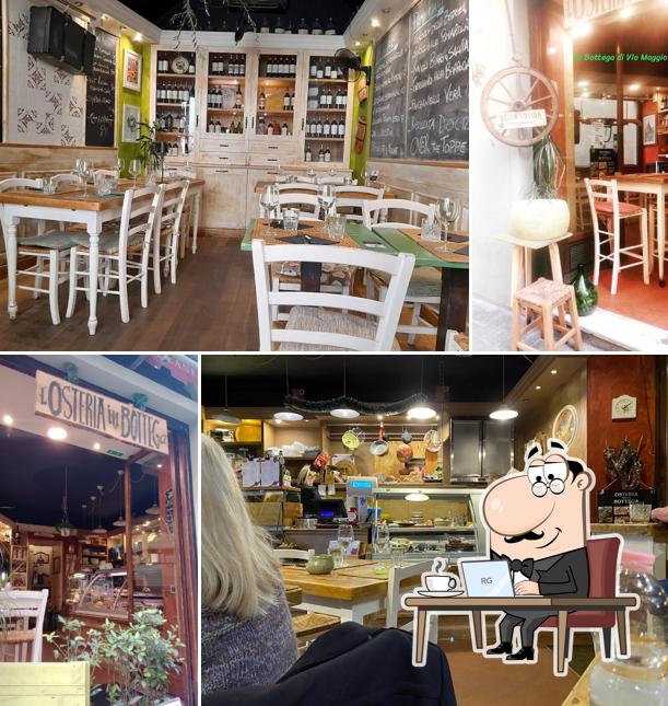 Gli interni di LA BOTTEGA DI VIA MAGGIO "OSTERIA IN BOTTEGA"