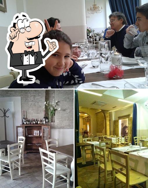 Gli interni di La Storica Trattoria Enoteca Valconca