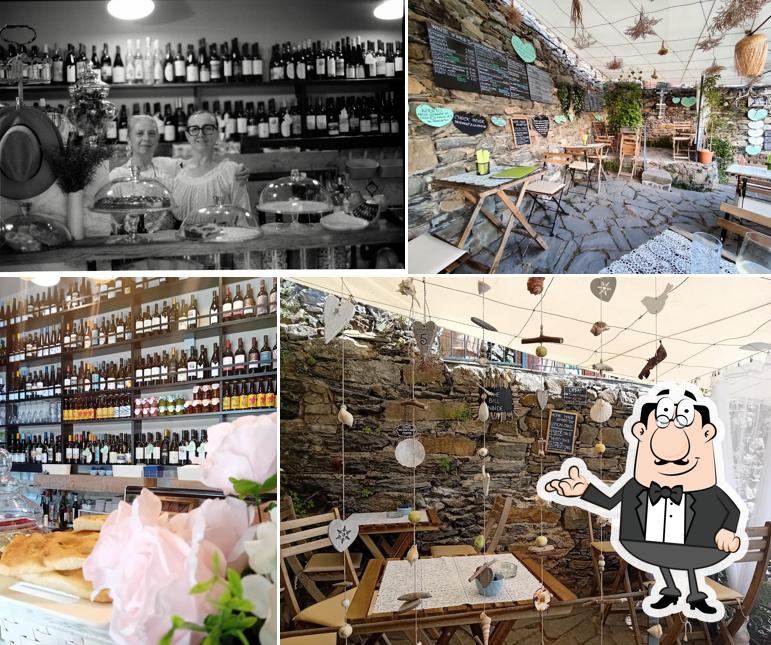 Gli interni di Terra Rossa Winebar wine&food