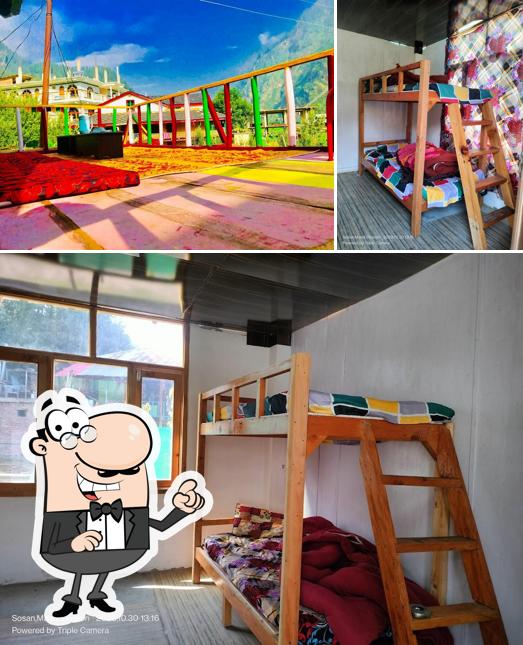 This is the image displaying interior and play area at library cafe pulga