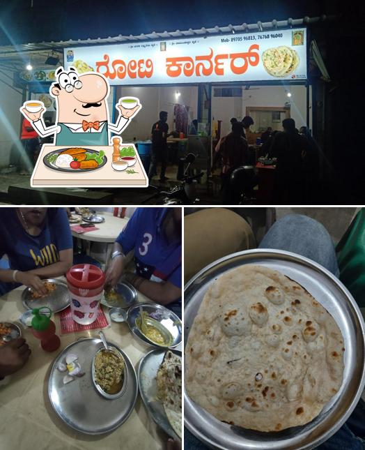 This is the photo displaying food and interior at Roti Corner s