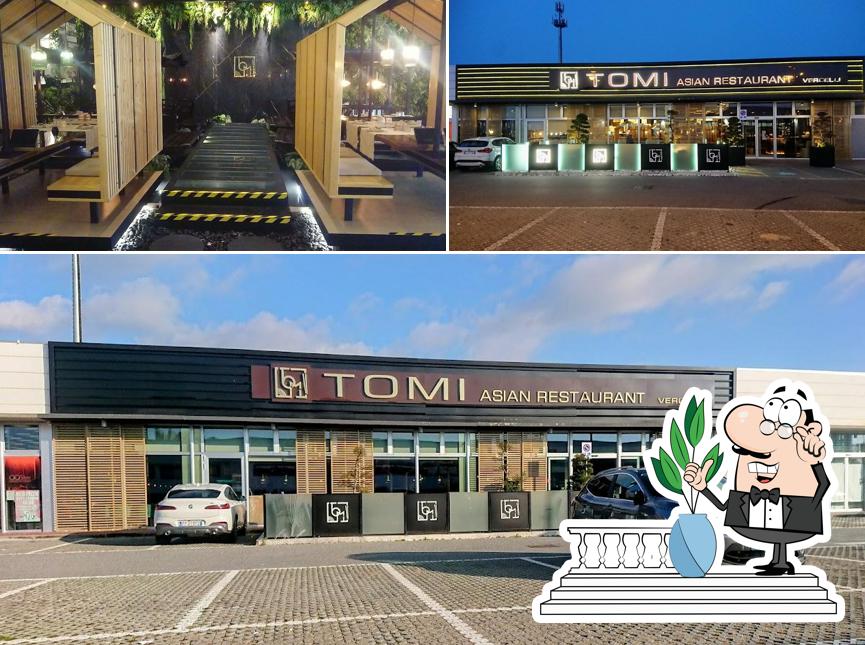 Tomi Sushi Vercelli si caratterizza per la esterno e interni
