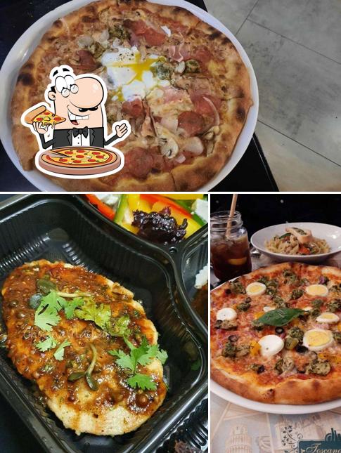 At Toscano, you can enjoy pizza