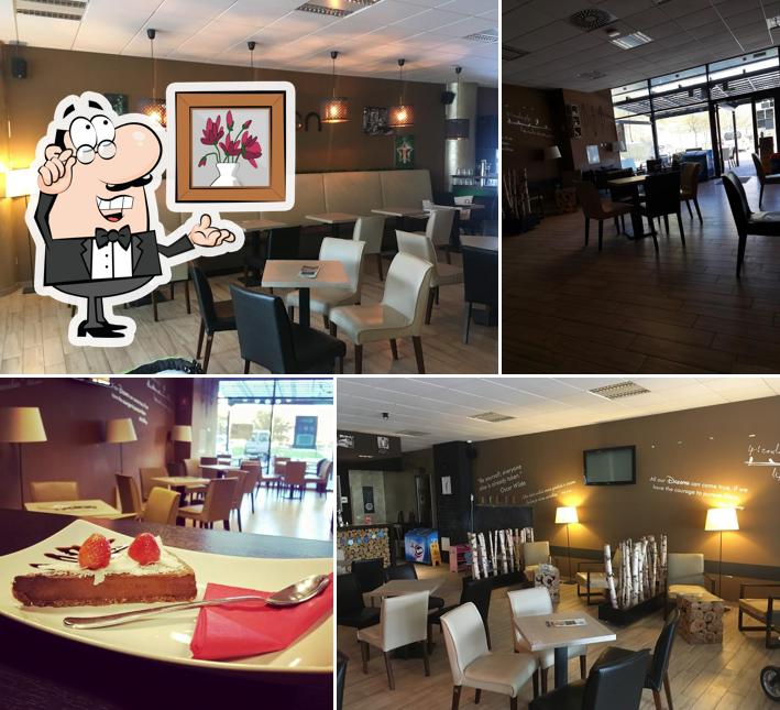 Gli interni di Kavarna Zen