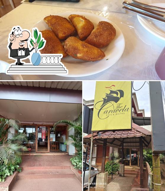 This is the image depicting exterior and food at Caravela Cafe And Bistro