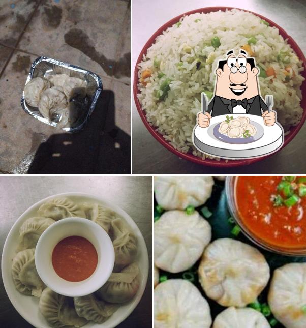 Dumplings at Delicious Momos