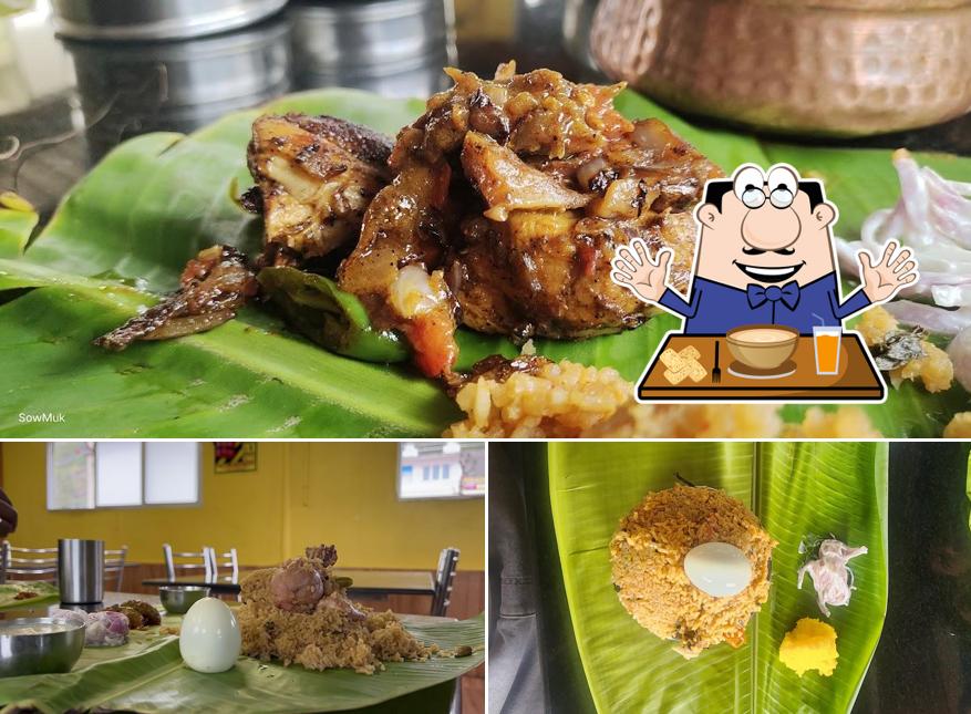 Food at Hotel Noor Mma's family restaurant