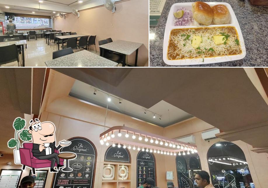 Kulkarni's Pav Bhaji is distinguished by interior and food