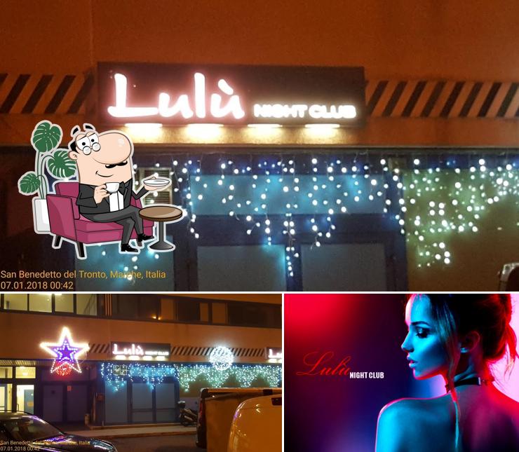 Dai un'occhiata agli interni di Lulù Night Club
