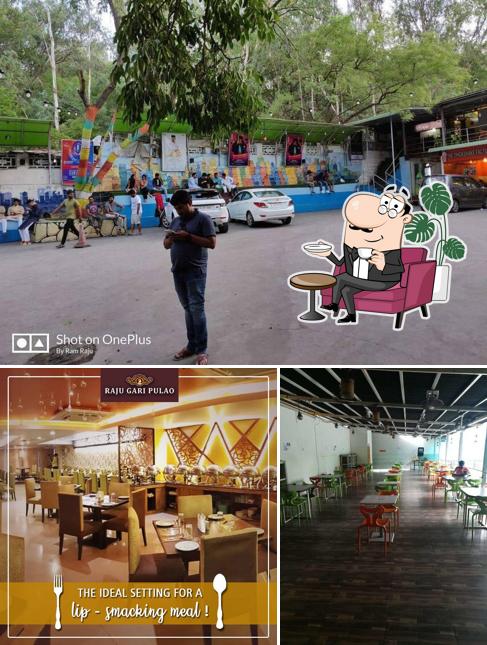 The restaurant's interior and play area
