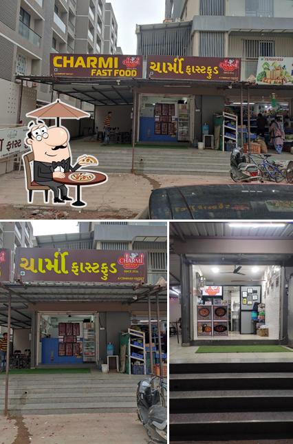 The restaurant's exterior and interior