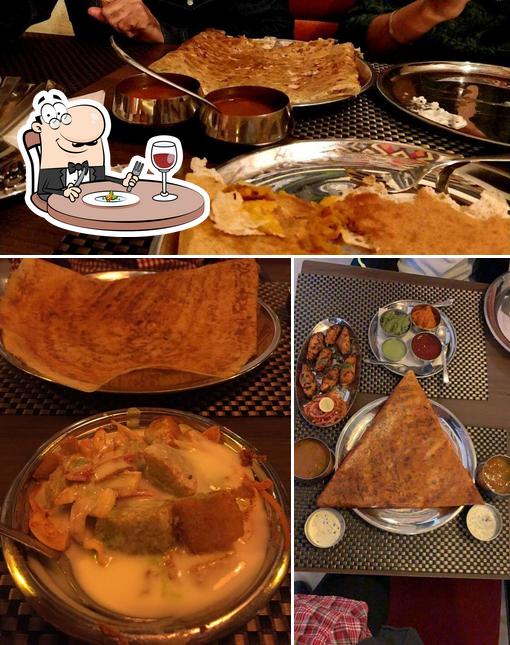 Meals at Dosa-iSouth Indian Masala Dosa Idli Dahi Vada