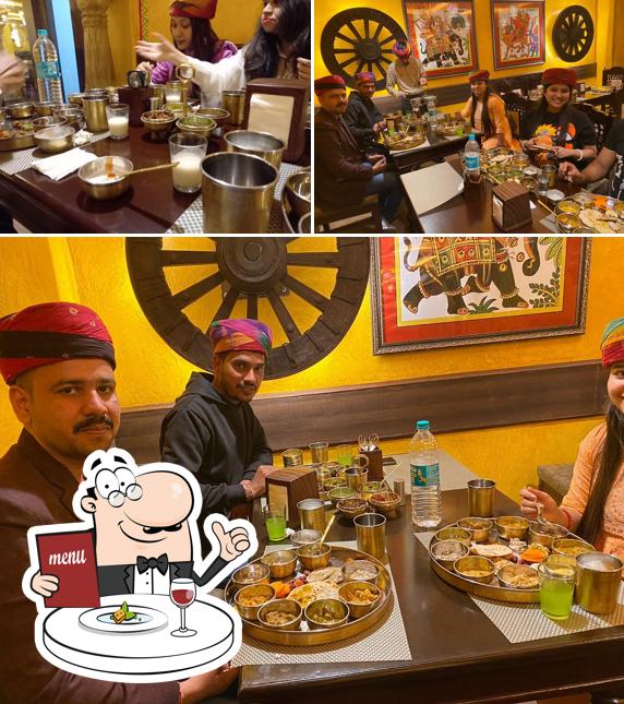 Food at Ghoomar Traditional Thali Restaurants - GS Road