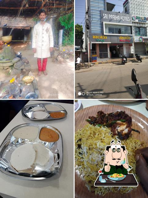 Food at Hotel Vindu nandu