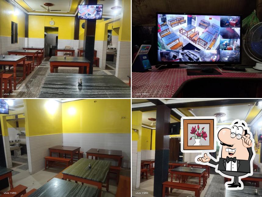 The interior of Jagadhatri Hotel