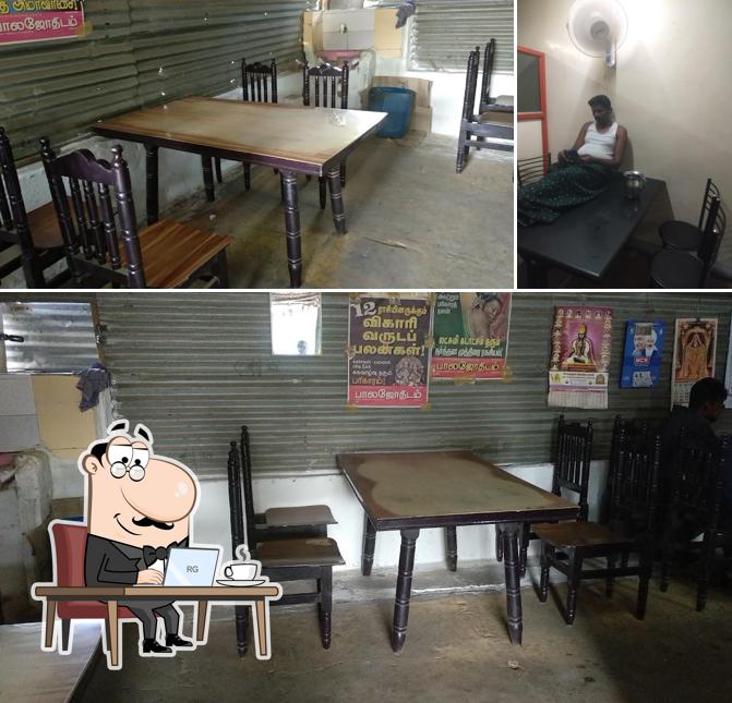 The interior of Kumar mess