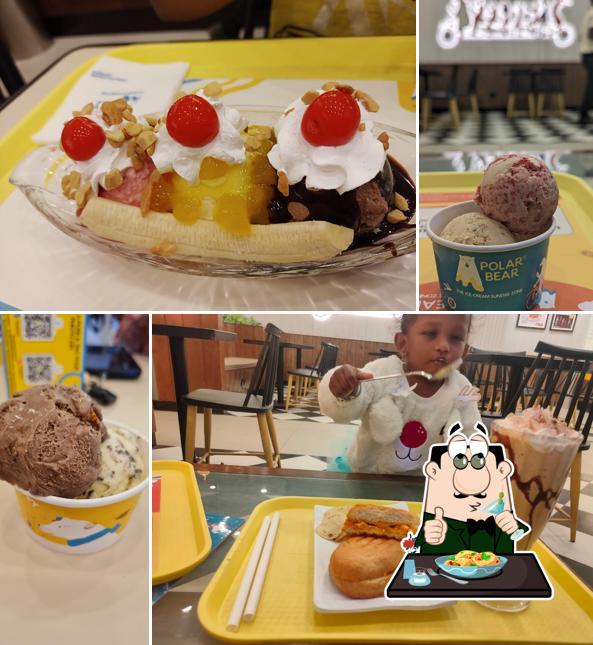 Ice cream at Polar Bear Ice Cream Parlour Sundaes - Raichur