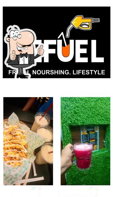 Look at the picture of REFUEL