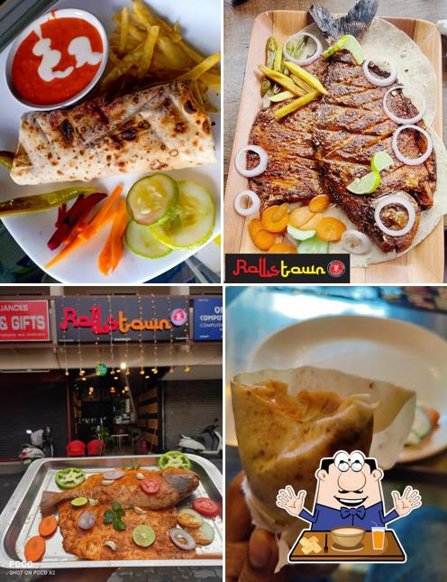 Food at Rolls town cafe