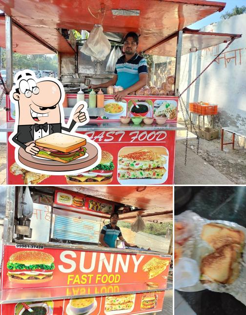 Grilled cheese sandwich at Sunny Fast Food