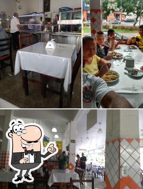 O interior do Churrascaria e Pizzaria Galpão Gaúcho