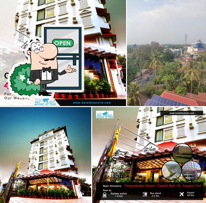Check out how Hotel Blue Nile looks outside