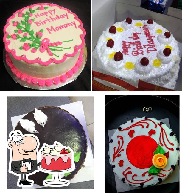 Red velvet cake at Indian Bakery, Substation