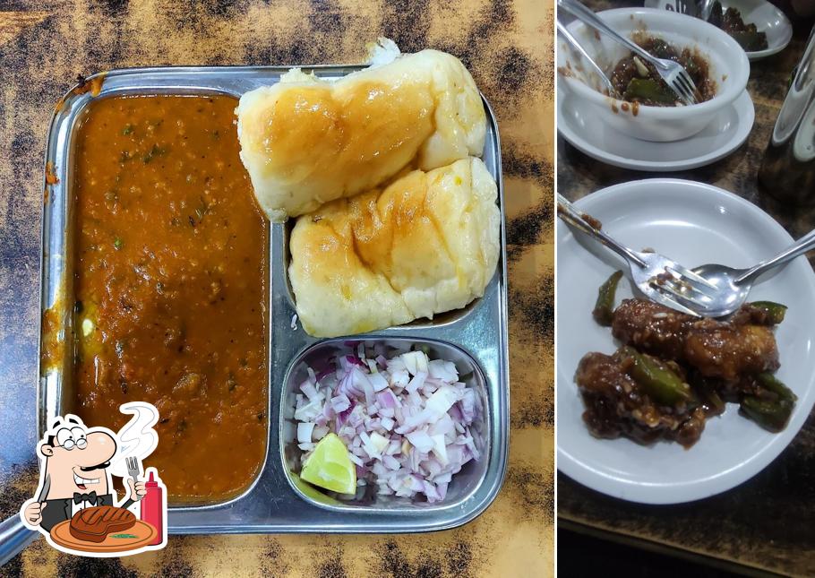 Order meat meals at Navratna Hotel