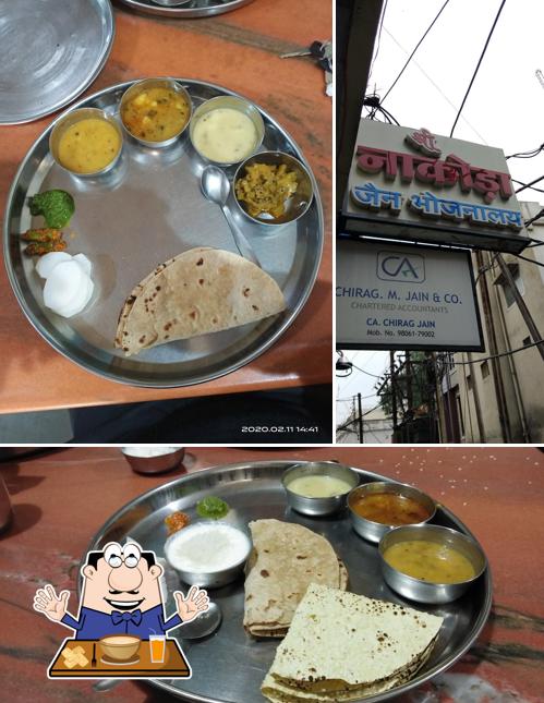 Food at Shree Nakoda Jain Bhojnalay