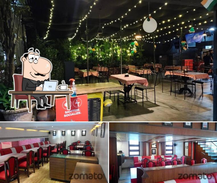 The interior of The Burger Barn Cafe