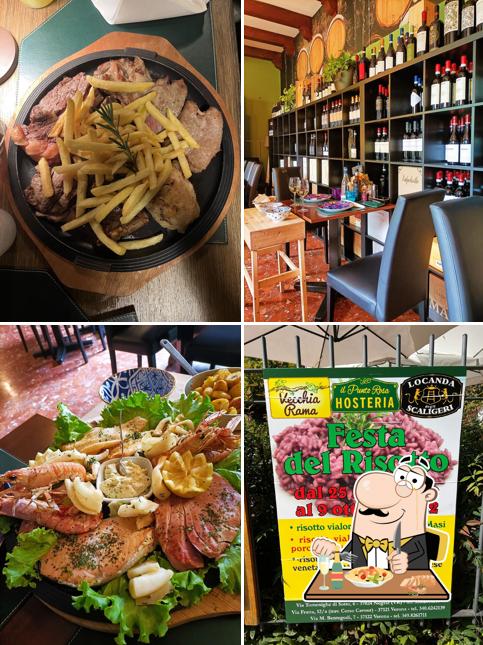 Platti al Osteria Pizzeria La Vecchia Rama