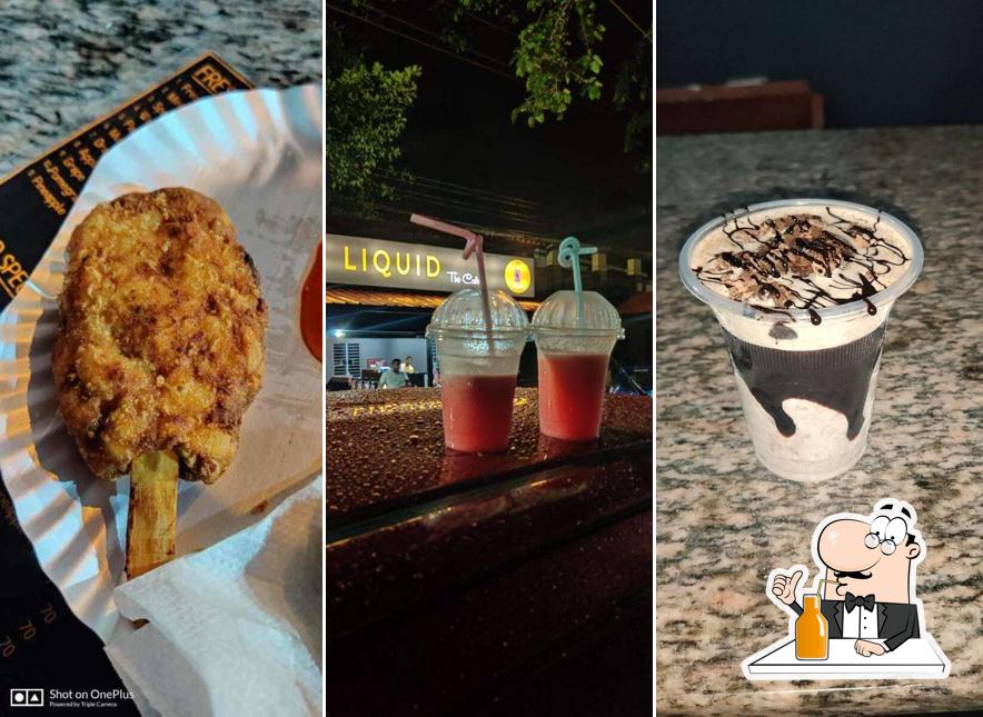 Liquid The Cafe serves a number of drinks