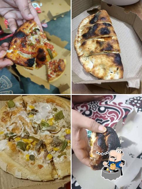Food at Pizza cave