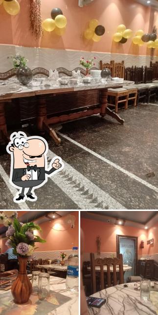 The interior of Barfani familys resturant
