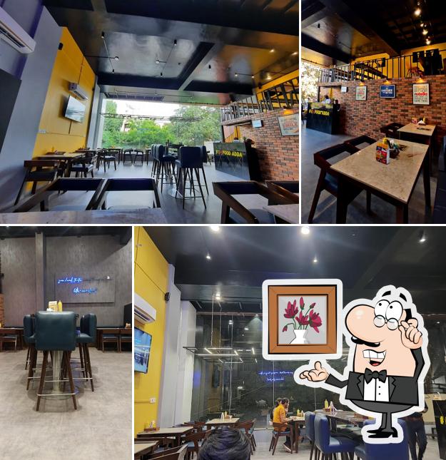 The interior of FOOD ADDA (Amin Marg)