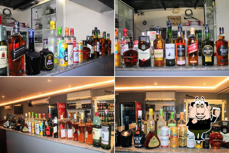 Enjoy a drink at Lucky Bar