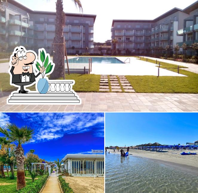 Gli esterni di Lido Mar Del Plata Stabilimento Balneare Silvi Marina
