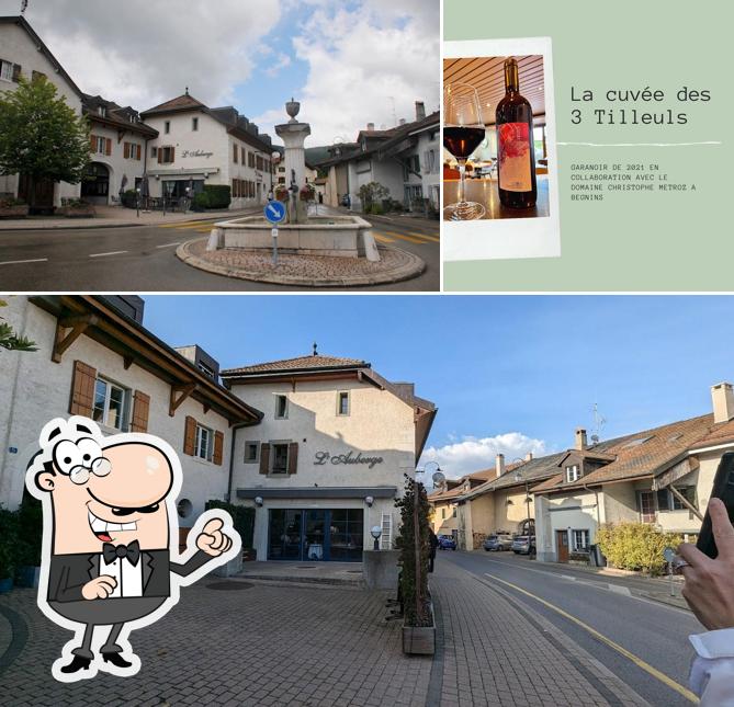 Dai un’occhiata alla immagine che presenta la esterno e bevanda di Auberge aux 3 Tilleuls