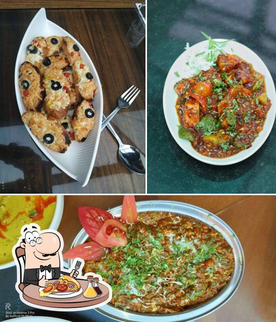 Order pizza at Bombay Earth