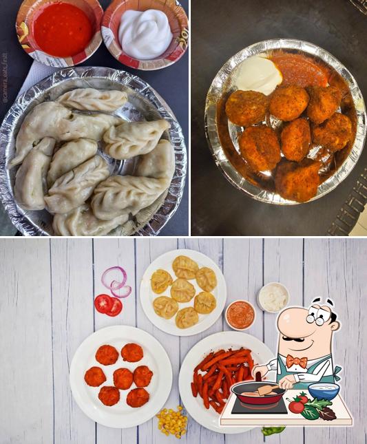 Chicken curry at JAIN MOMOS