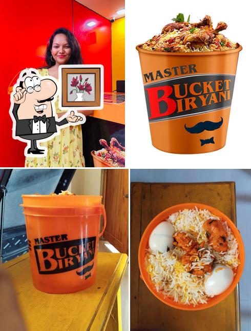 The interior of Master Bucket Biryani