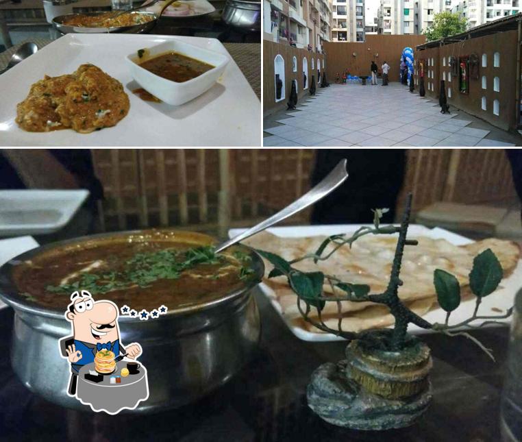 Check out the image depicting food and exterior at Satkar Garden Restaurant & Banquet Hall